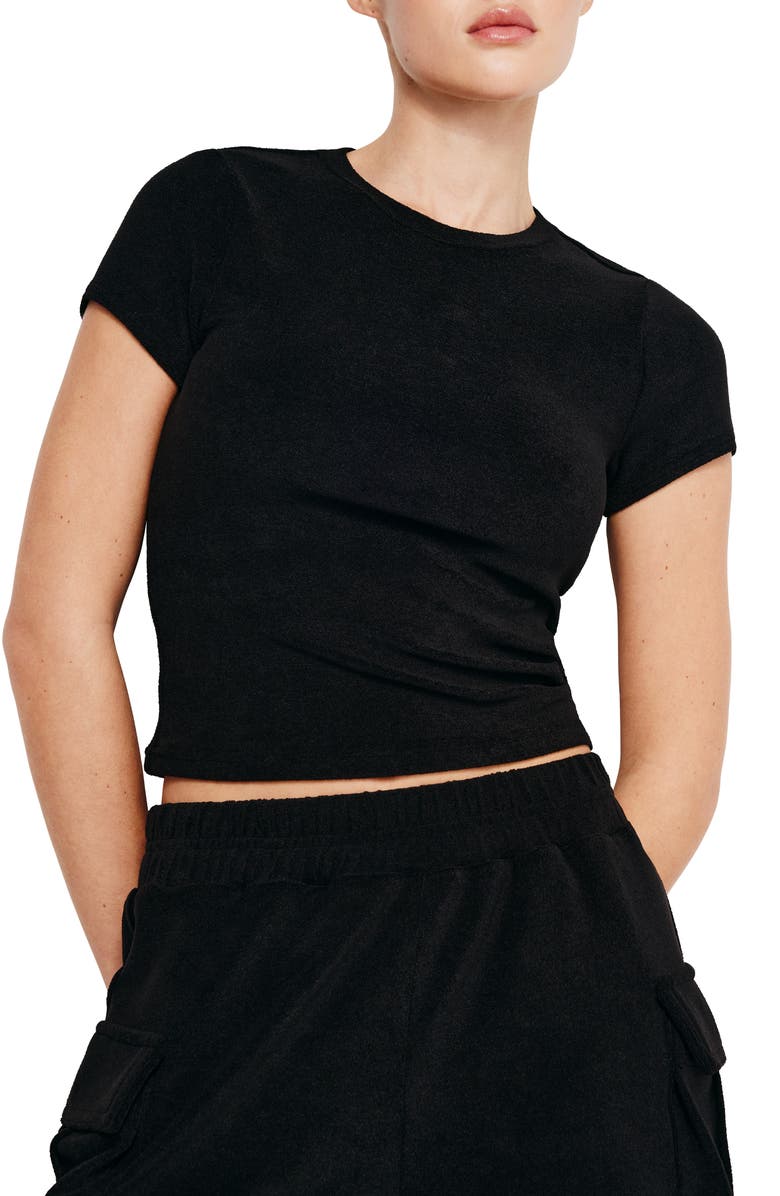 Good American Terry T-Shirt, Main, color, 