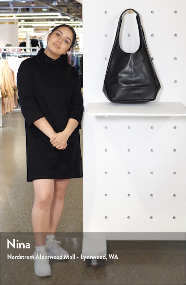 Camden Snake Embossed Leather Shopper, sales video thumbnail