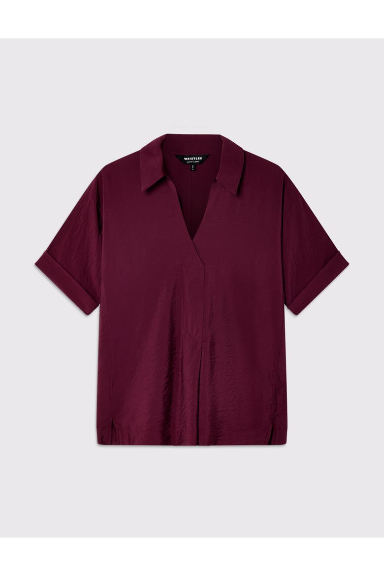 Sasha Relaxed Shirt, Alternate, color, Fig