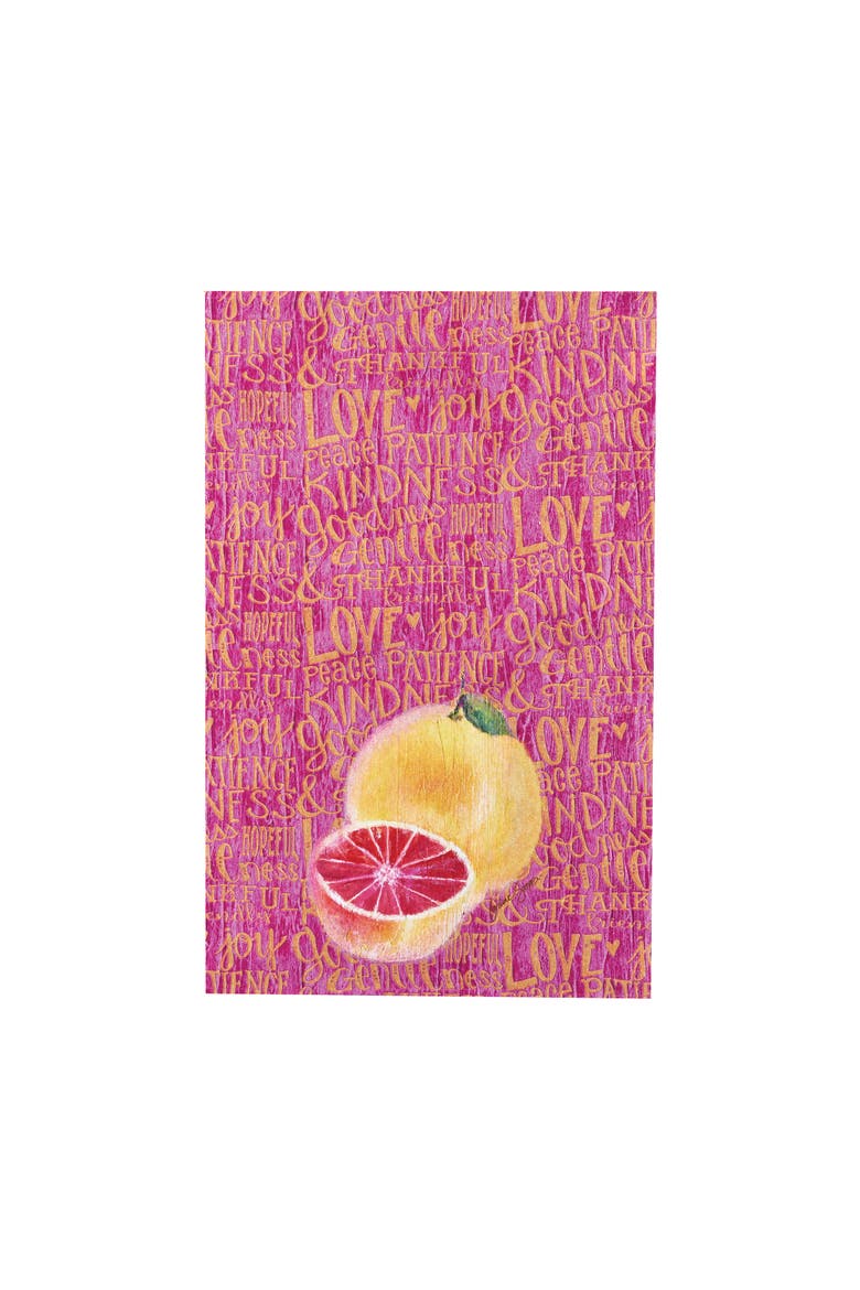 Caroline Simas Fruit Towels, Main, color, Purple