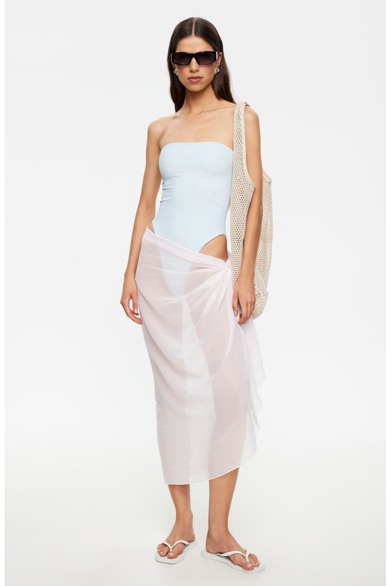 Wavelength Side-Tie Cover-Up Skirt, Alternate, color, BUBBLEGUM