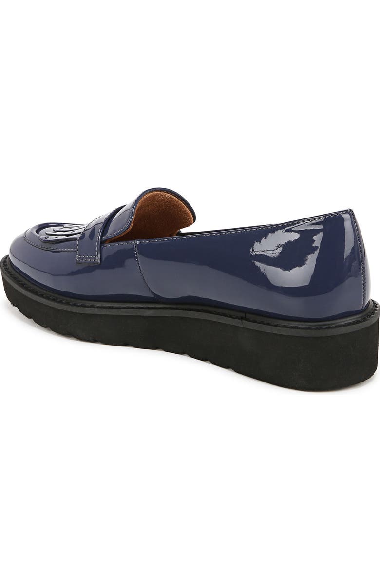 Naturalizer Expert Kilted Platform Loafer - Wide Width Available, Alternate, color, Midnight Blue