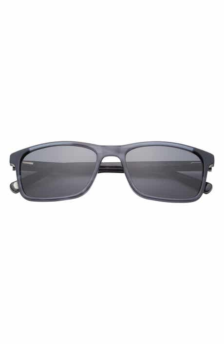 57mm Full Rim Rectangle Polaized Sunglasses