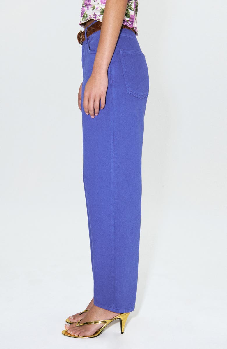 MANGO Featuring Hailey Bieber Mom Fit Jeans, Alternate, color,