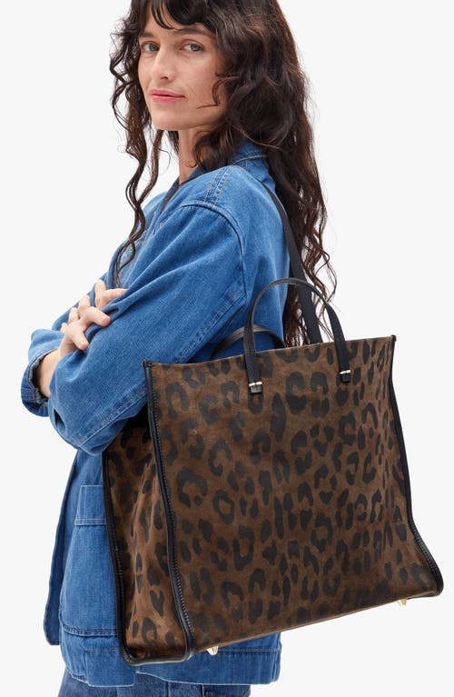 Clare V . Simple Suede Tote In Brown