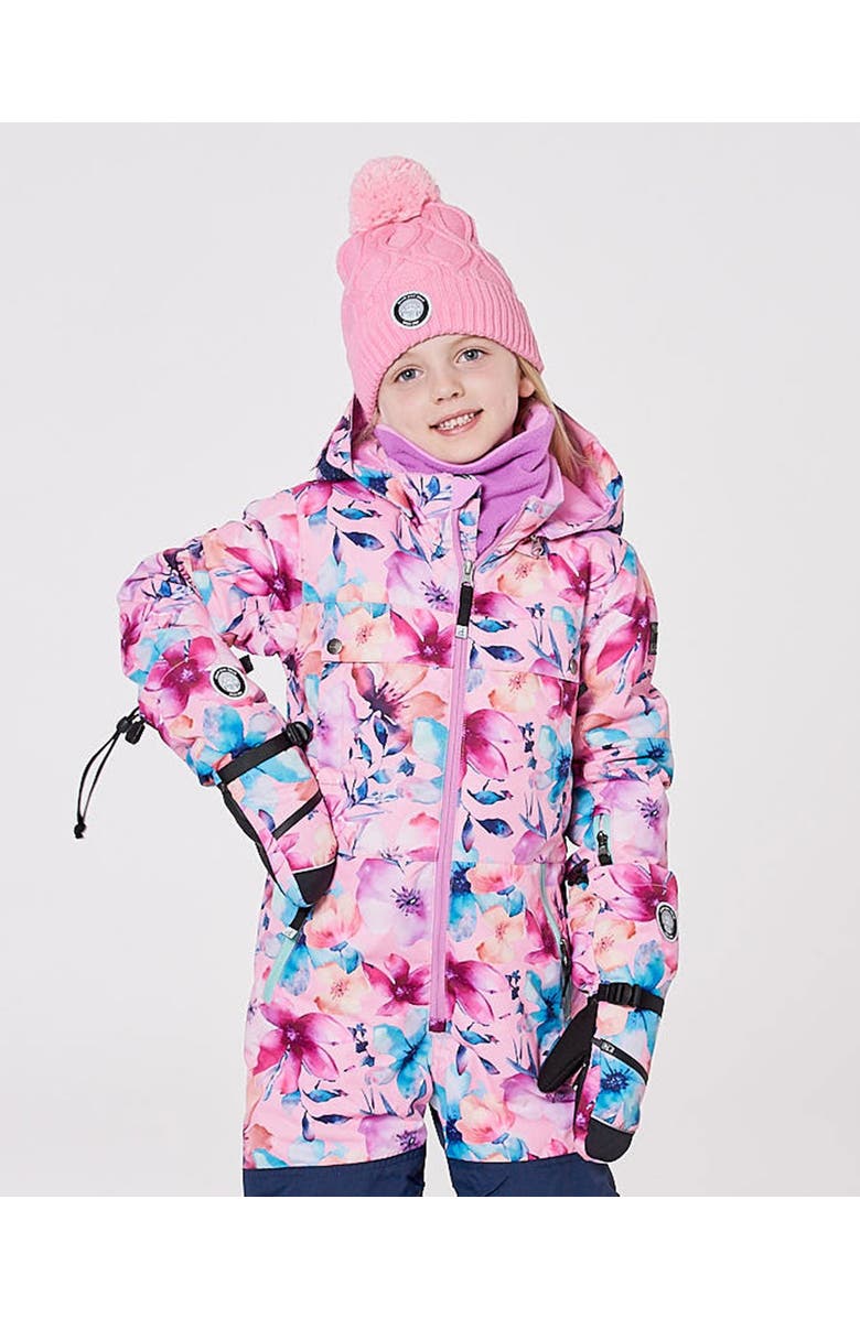 Deux par Deux Winter Mittens Teknik Watercolor Flower, Alternate, color,