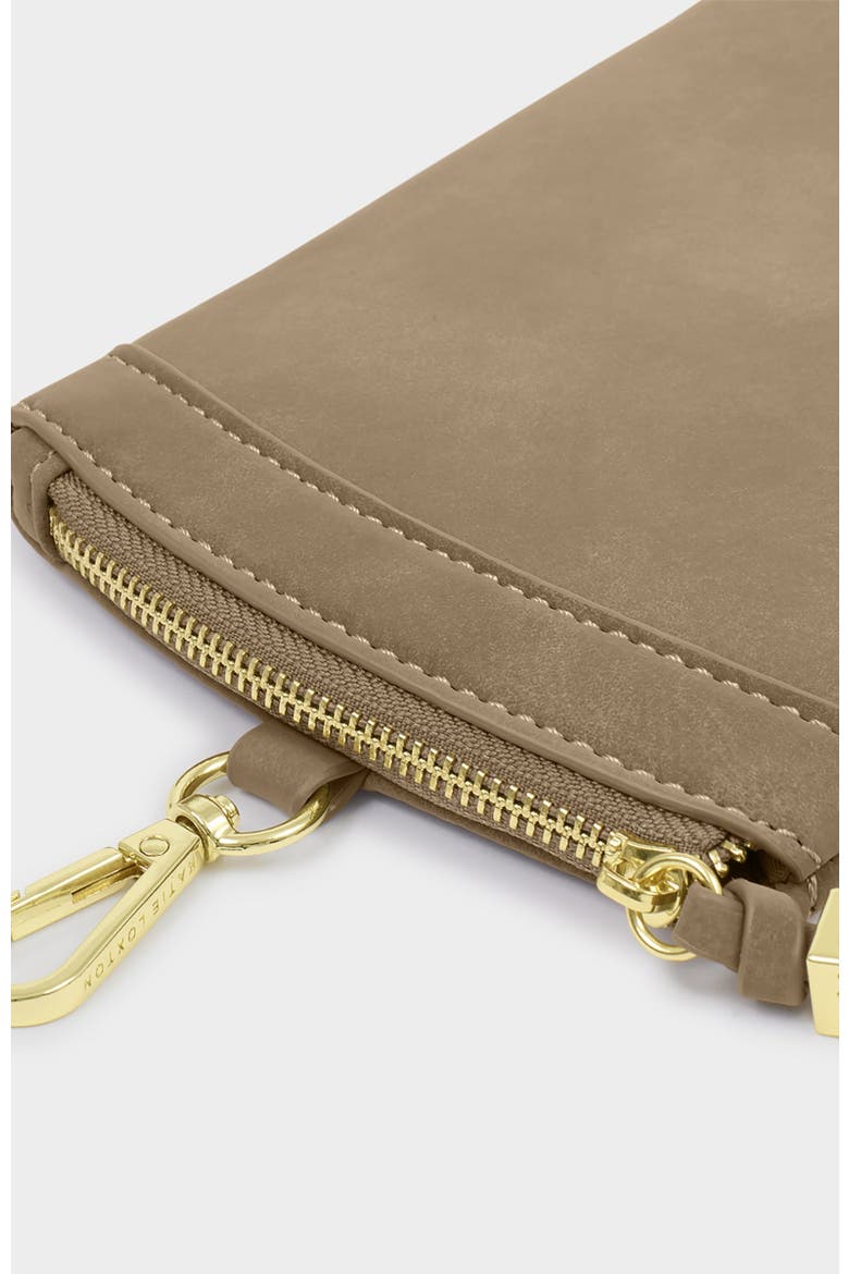 Clip On Sunglasses Case, Alternate, color, Taupe Suedette