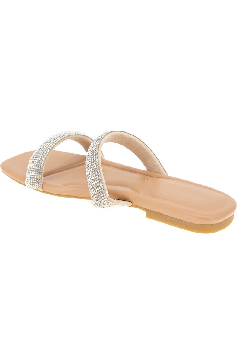 BCBGeneration Glannis Slide Sandal, Alternate, color, Clear/Tan