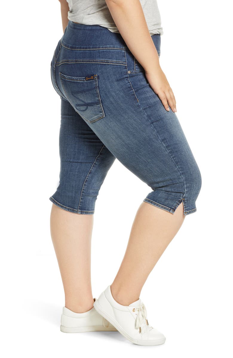 Seven7 Pull-On Capri Jeans, Alternate, color,
