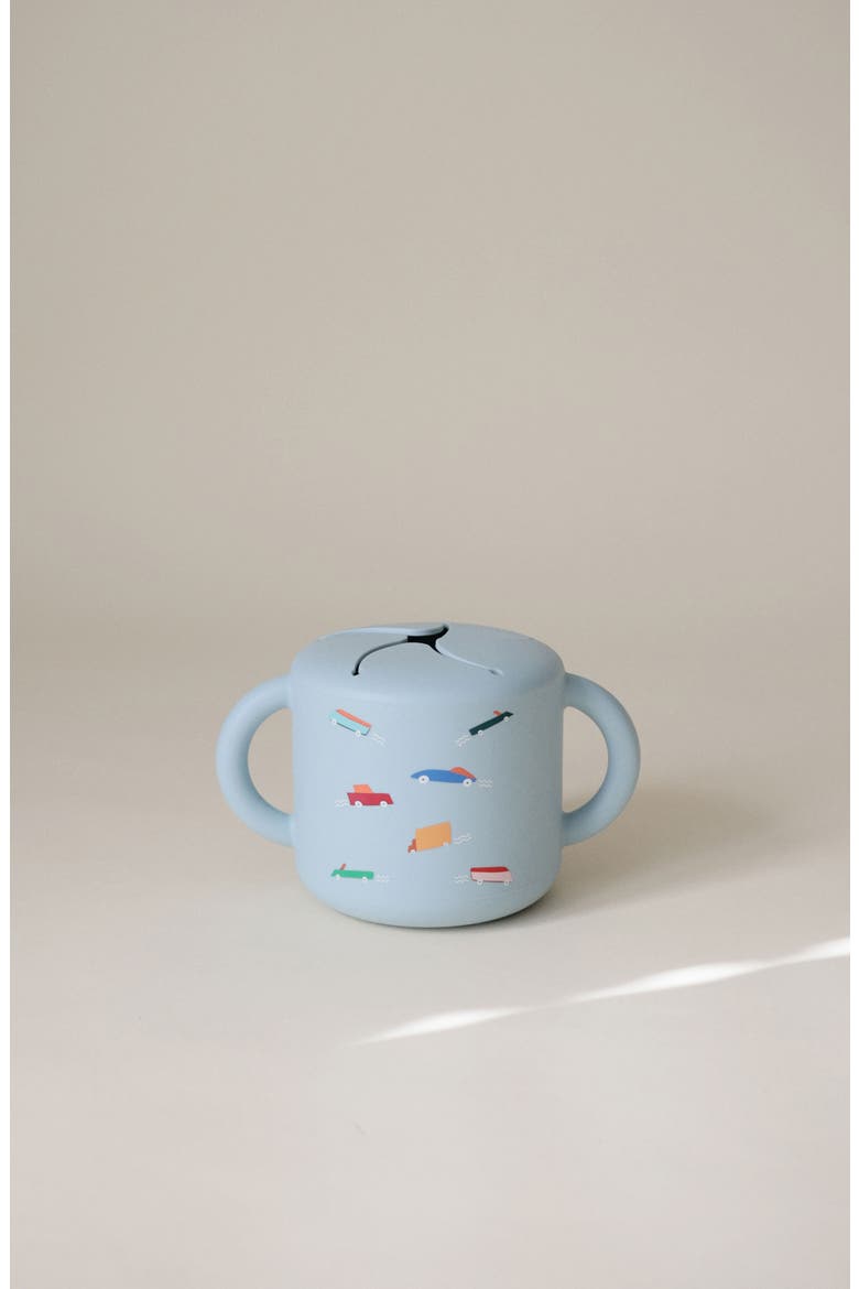 Silicone Snack Cup, Alternate, color, RETRO CARS