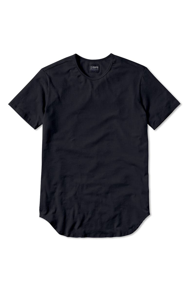 Cuts AO Elongated Tee, Alternate, color, 