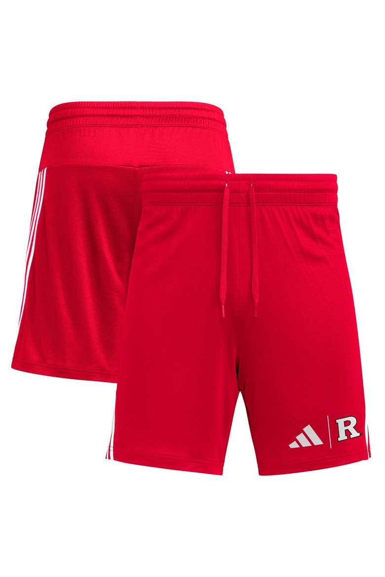 Men's adidas Scarlet Rutgers Scarlet Knights AEROREADY 7" Shorts, Main, color, Scarlet