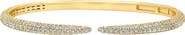 Crislu Chamonix Pavé Open Bangle Bracelet