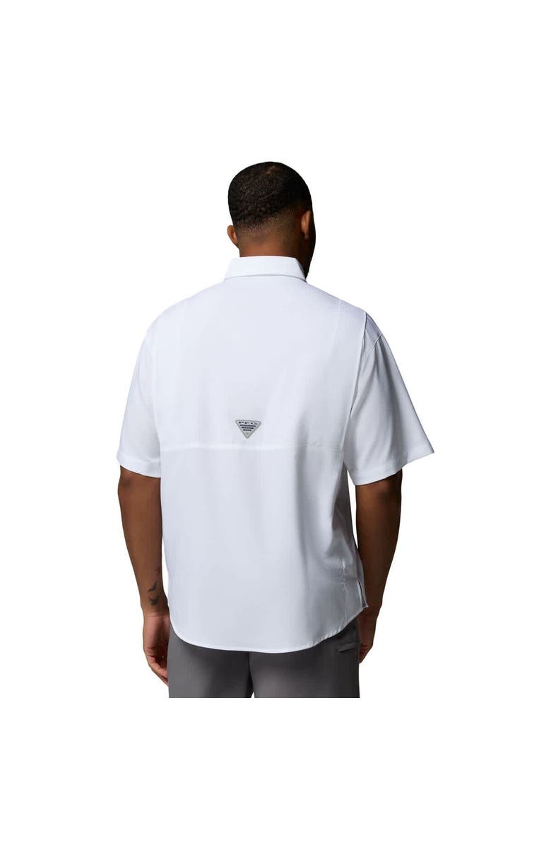 Columbia Men's Columbia White Florida Gators Tamiami Omni-Shade Button-Down Shirt, Alternate, color, White