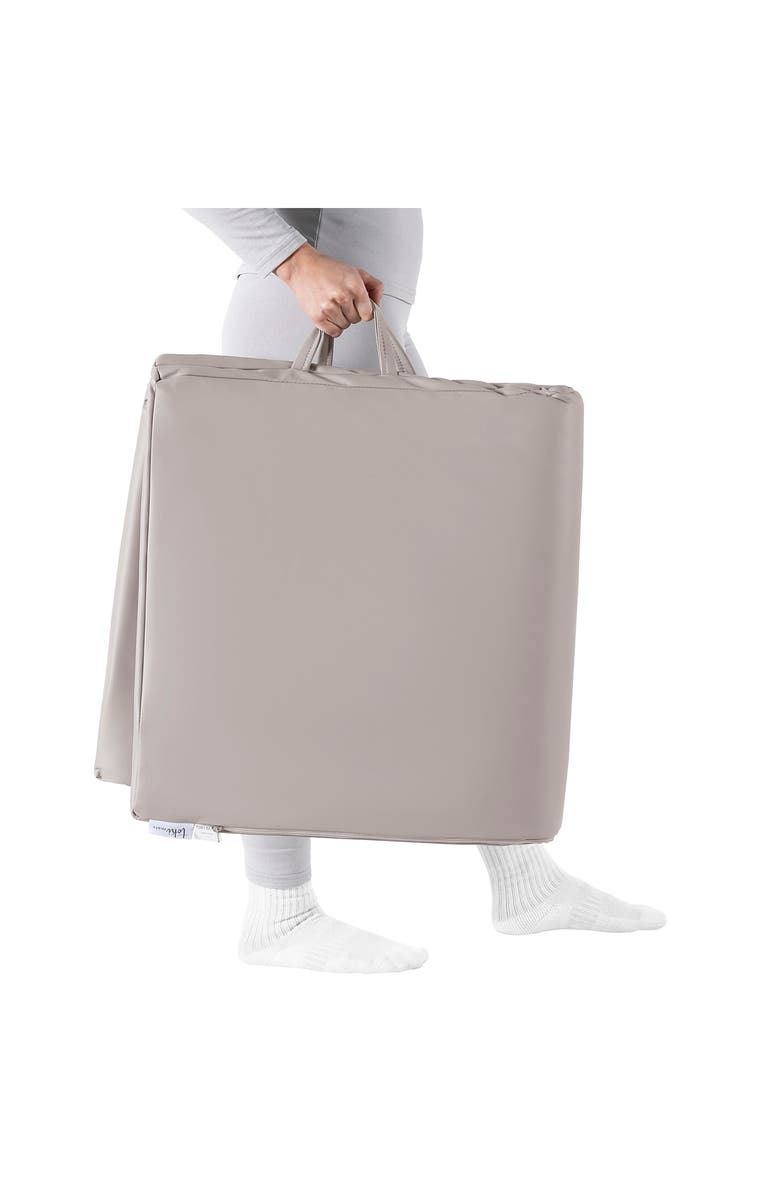 TOKI KIDS Padded Faux Leather Play Mat, Alternate, color, Grey