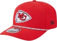 New Era Men's New Era Red Kansas City Chiefs Gameday Multi Rope 9SEVENTY Stretch-Snap Hat
