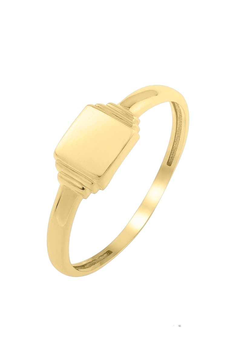 KARAT RUSH 14K Yellow Gold Mini Signet Ring, Alternate, color,