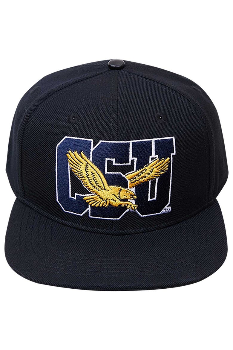 Men's Pro Standard Black Coppin State Eagles Arch Over Logo Evergreen Snapback Hat, Alternate, color, Black