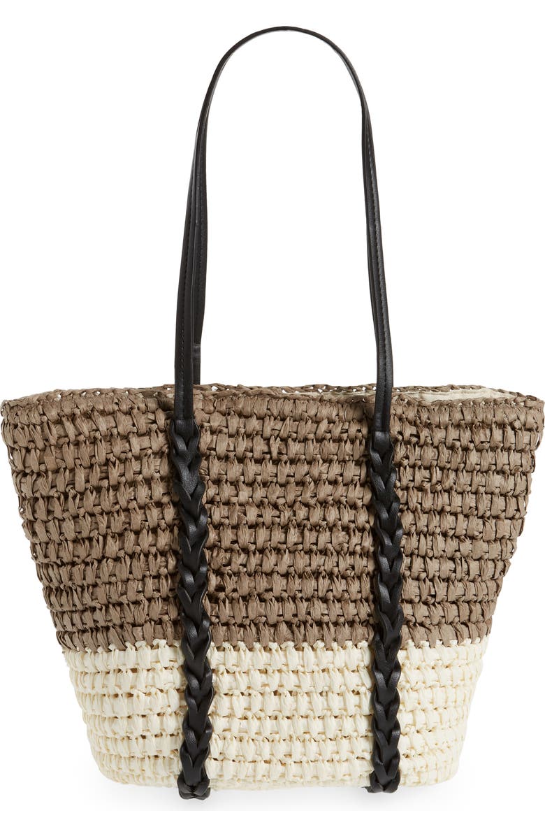 BTB Los Angeles Dani Stripe Tote, Main, color,