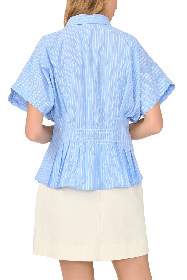 Pleat Waist Dolman Shirt, Alternate, color, CHAMBRAY BLUE