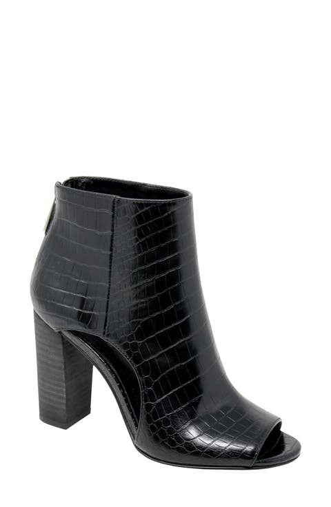 Fable Cutout Open Toe Bootie (Women)