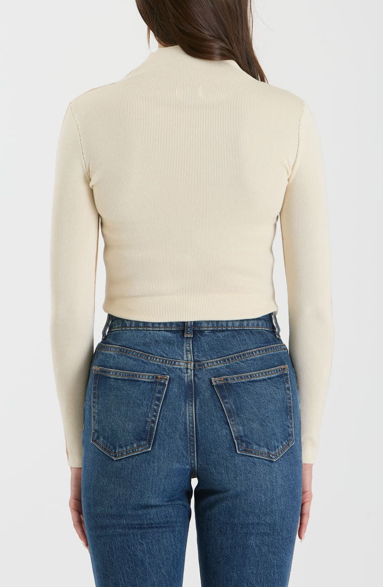 Blu Pepper Turtleneck Knit Top, Alternate, color, Khaki
