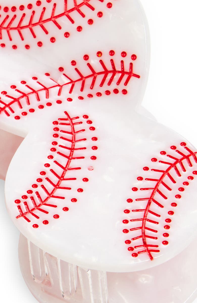 Solar Eclipse Baseball Claw Clip, Alternate, color,