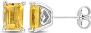 DELMAR Citrine Stud Earrings