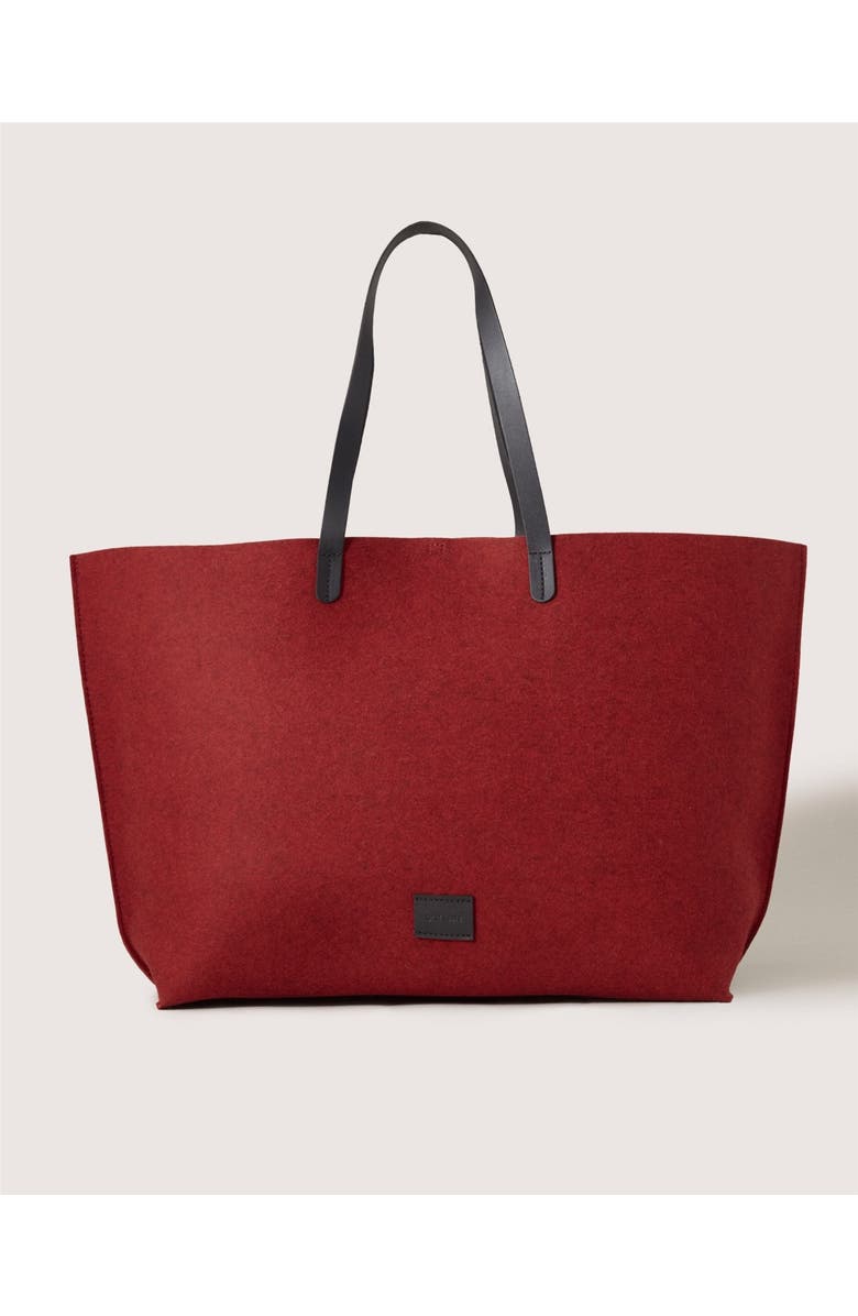 Graf Lantz Hana Merino Wool Boat Bag, Main, color, Cherry