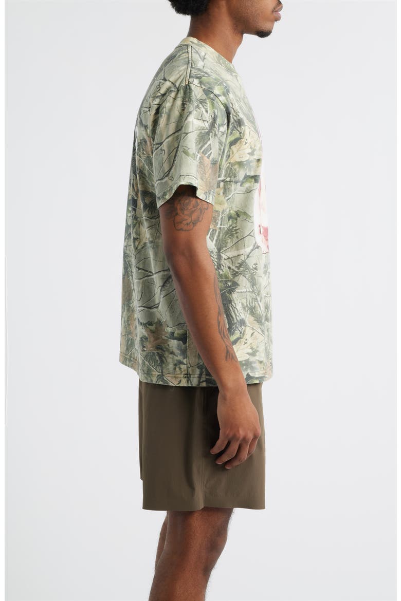 Pit Forest Camo Cotton T-Shirt, Alternate, color, LEAF CAMO