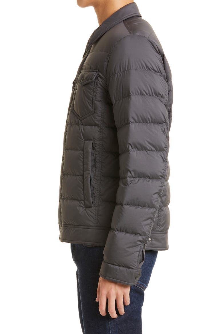 Men's Legend La Denim Quilted Down Jacket, Alternate, color, GREY