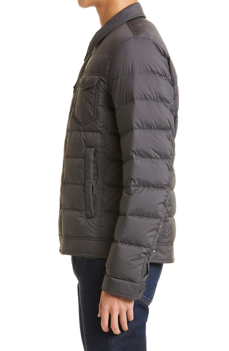 Herno Men's Legend La Denim Quilted Down Jacket, Alternate, color, 