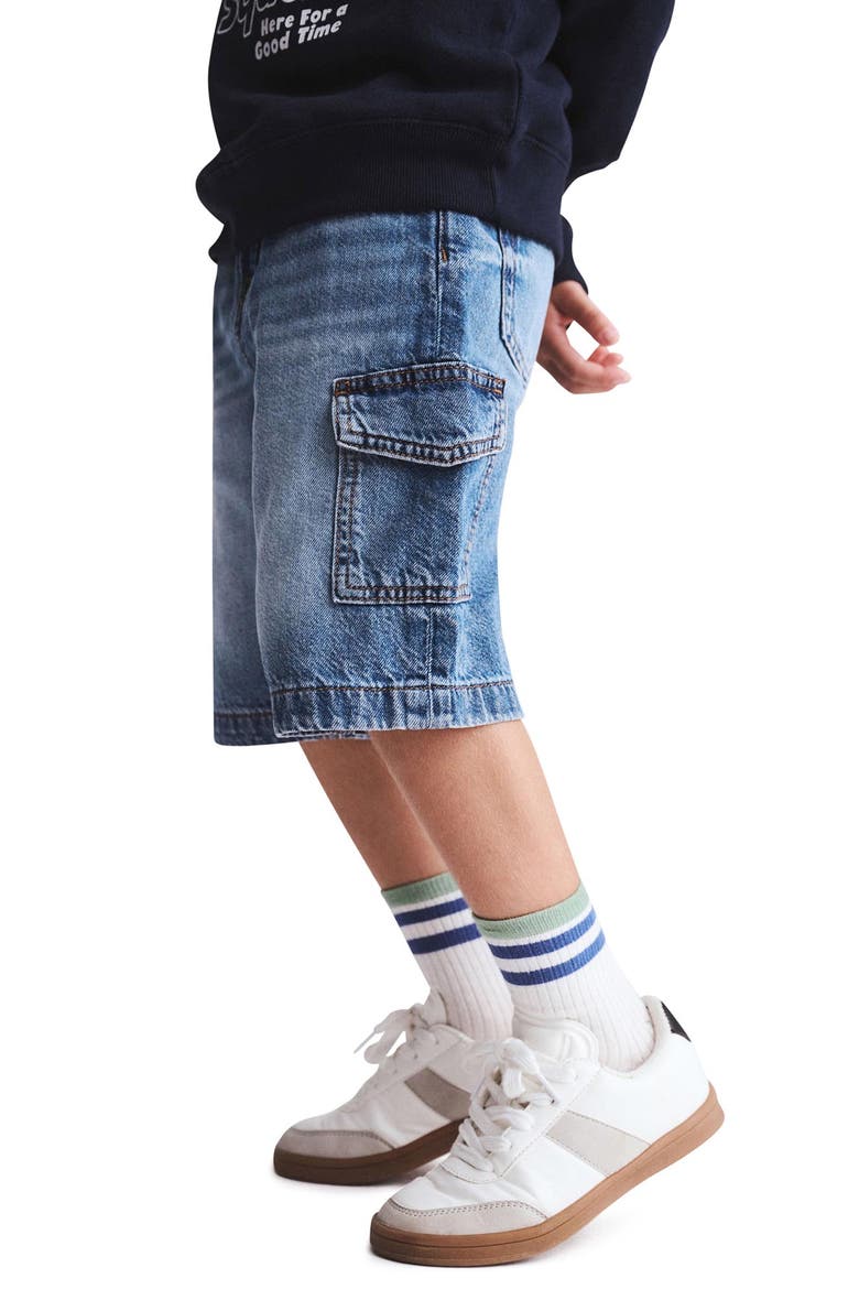 Kid's Super Baggy Short, Alternate, color, Portsea Dark Blue