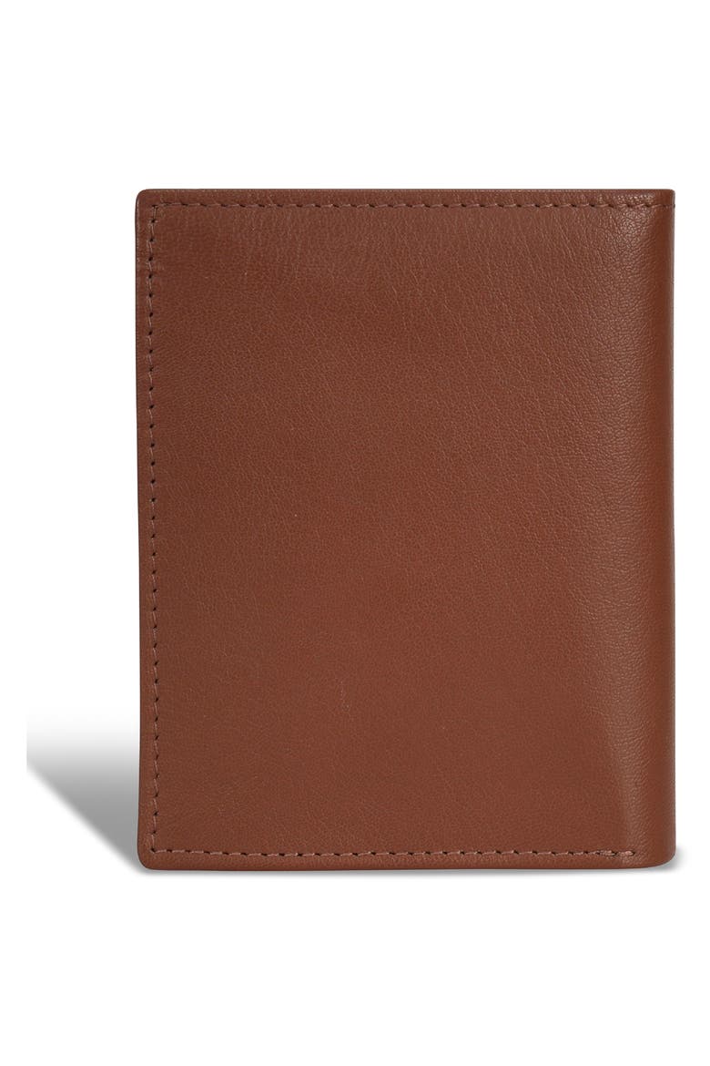 Vertical Bifold Wallet, Alternate, color, BROWN