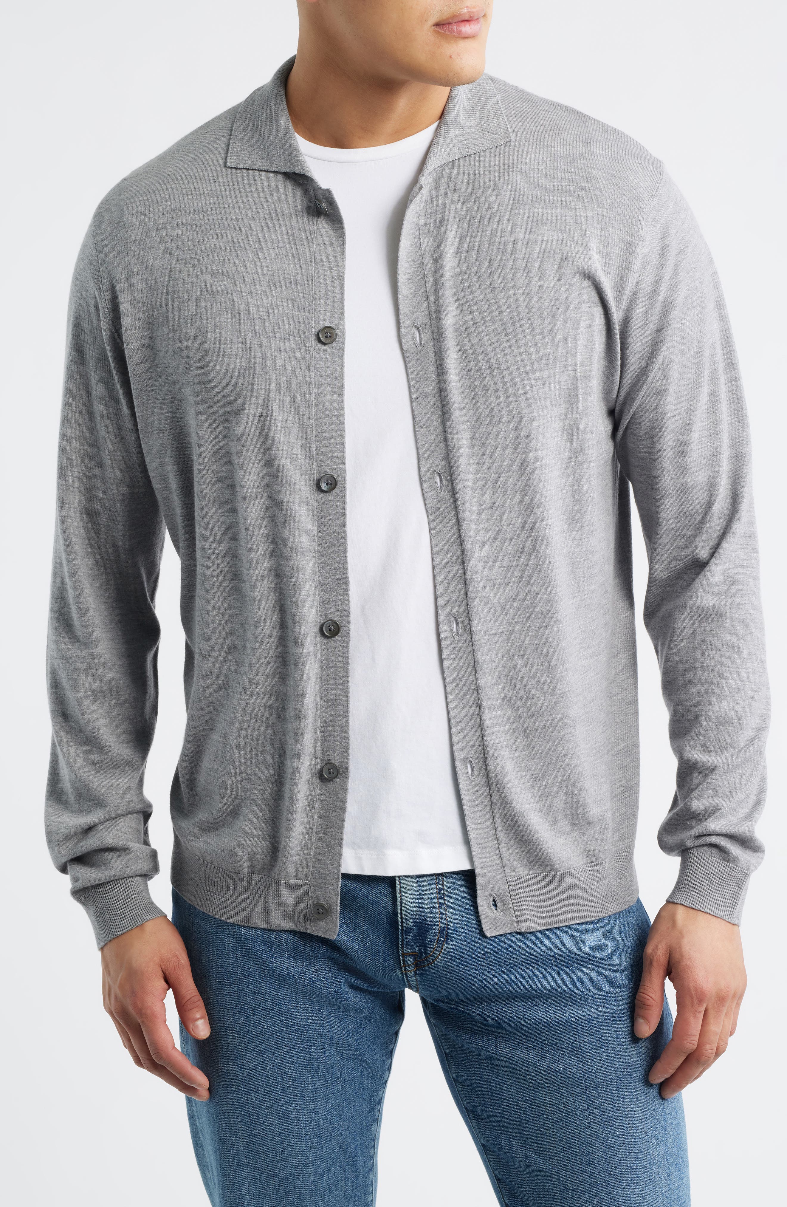 Crown Crafted Merino Wool Cardigan