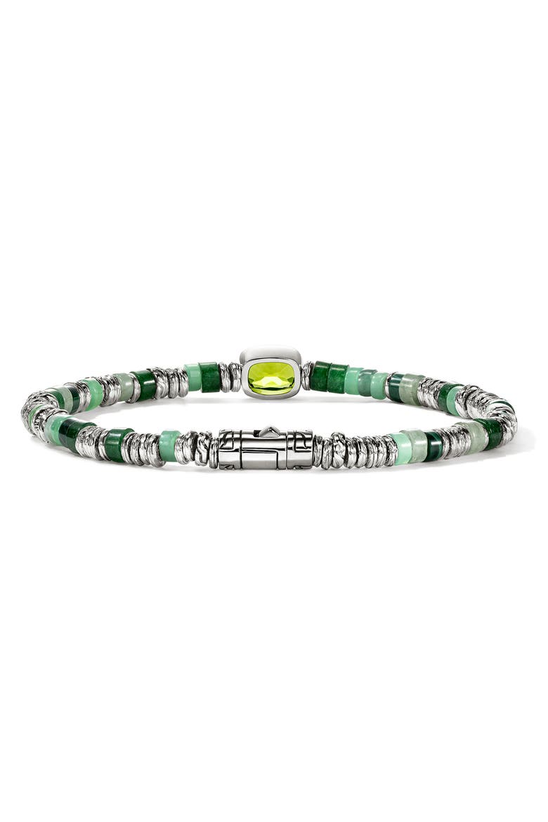Heishi Bracelet, Alternate, color, PERIDOT