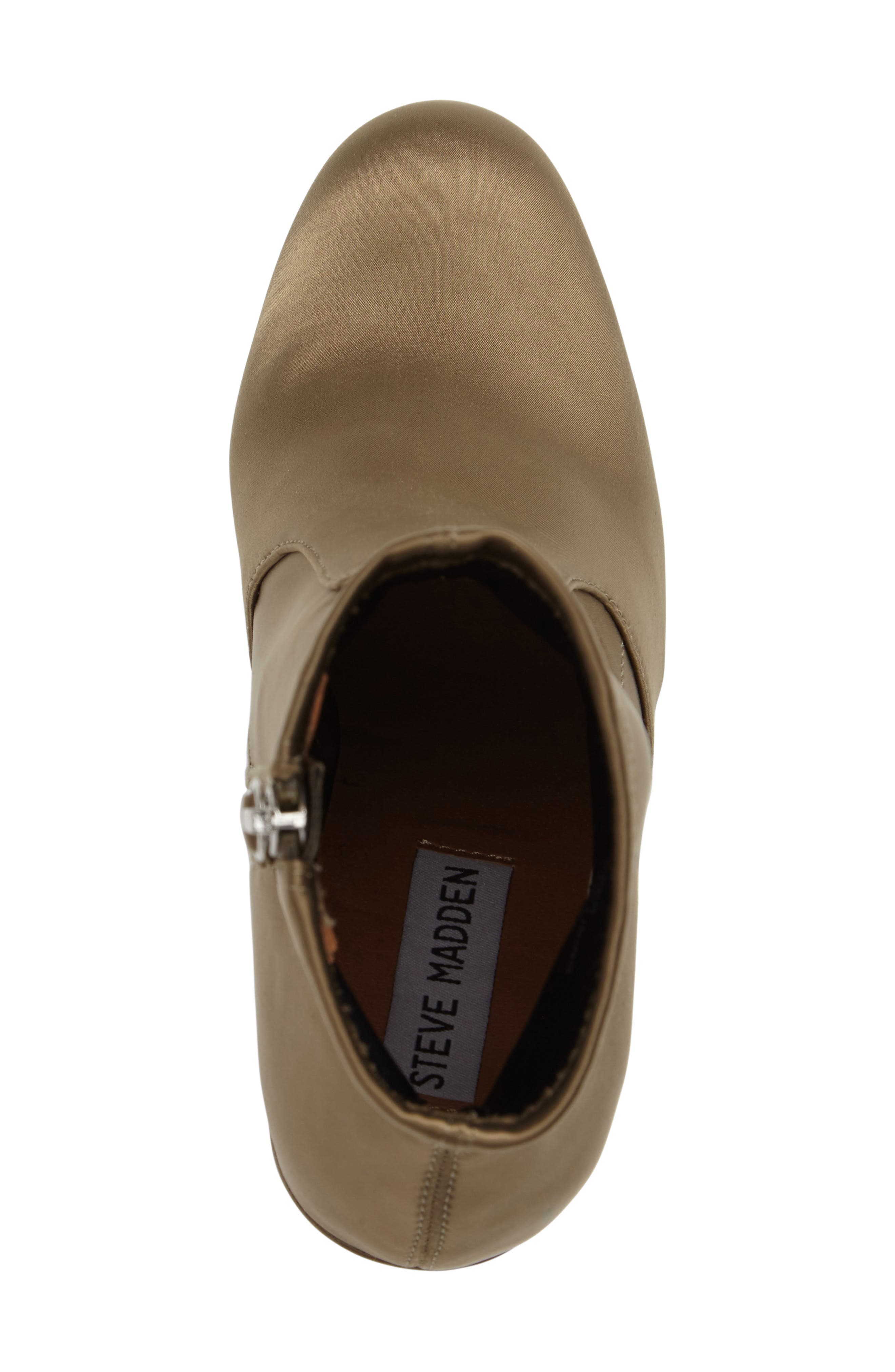 Gaze Bootie, Alternate, color, OLIVE SATIN