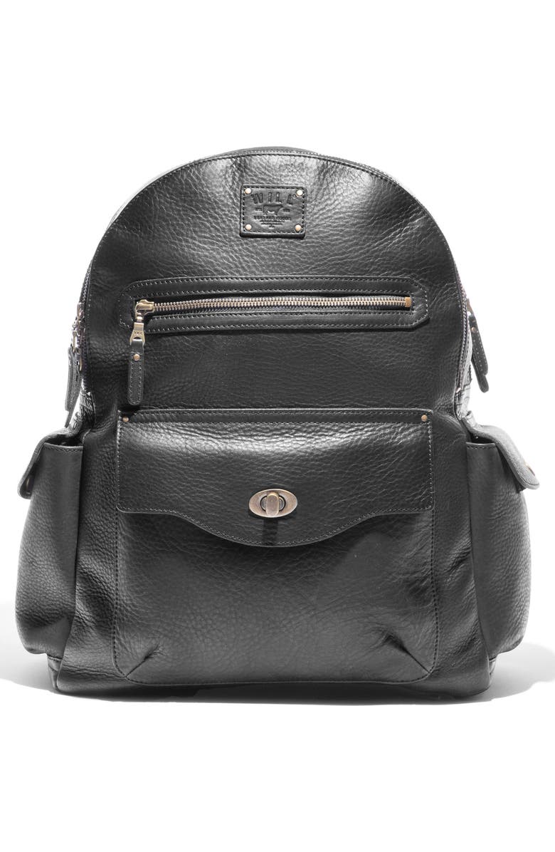 Will Leather Goods Leather Work Backpack, Main, color,
