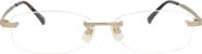 Dunhill 56mm Rimless Rectangular Optical Glasses