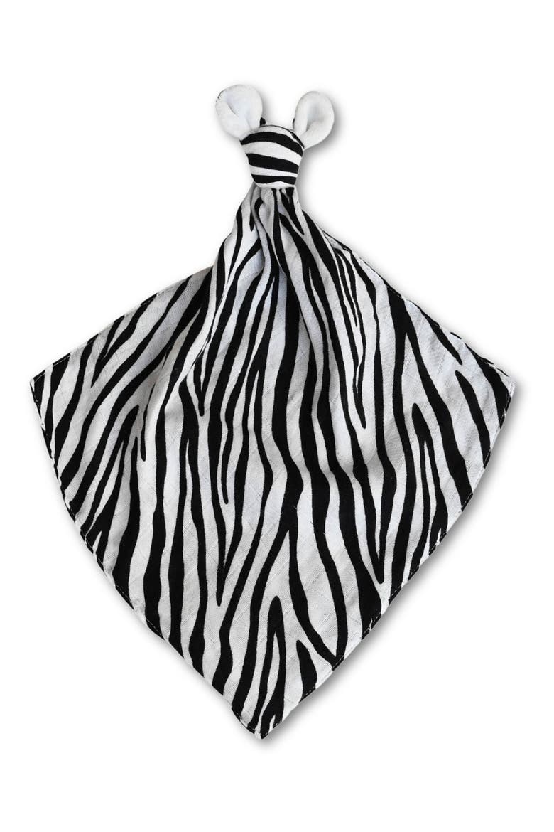 Zebra Sensory Lovey, Main, color, BLACK AND WHITE