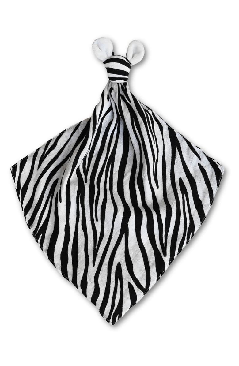 ETTA LOVES Zebra Sensory Lovey, Main, color, Black And White