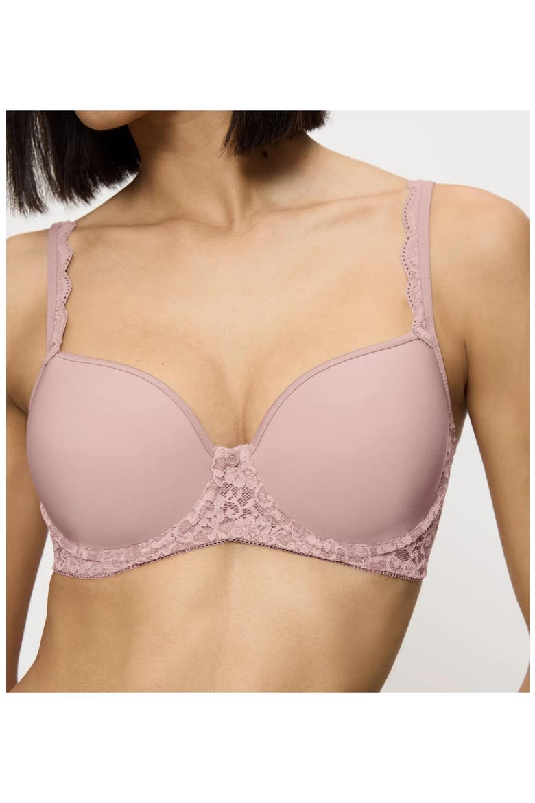 Amourette Wired Padded Bra, Alternate, color, MAUVE ROSE