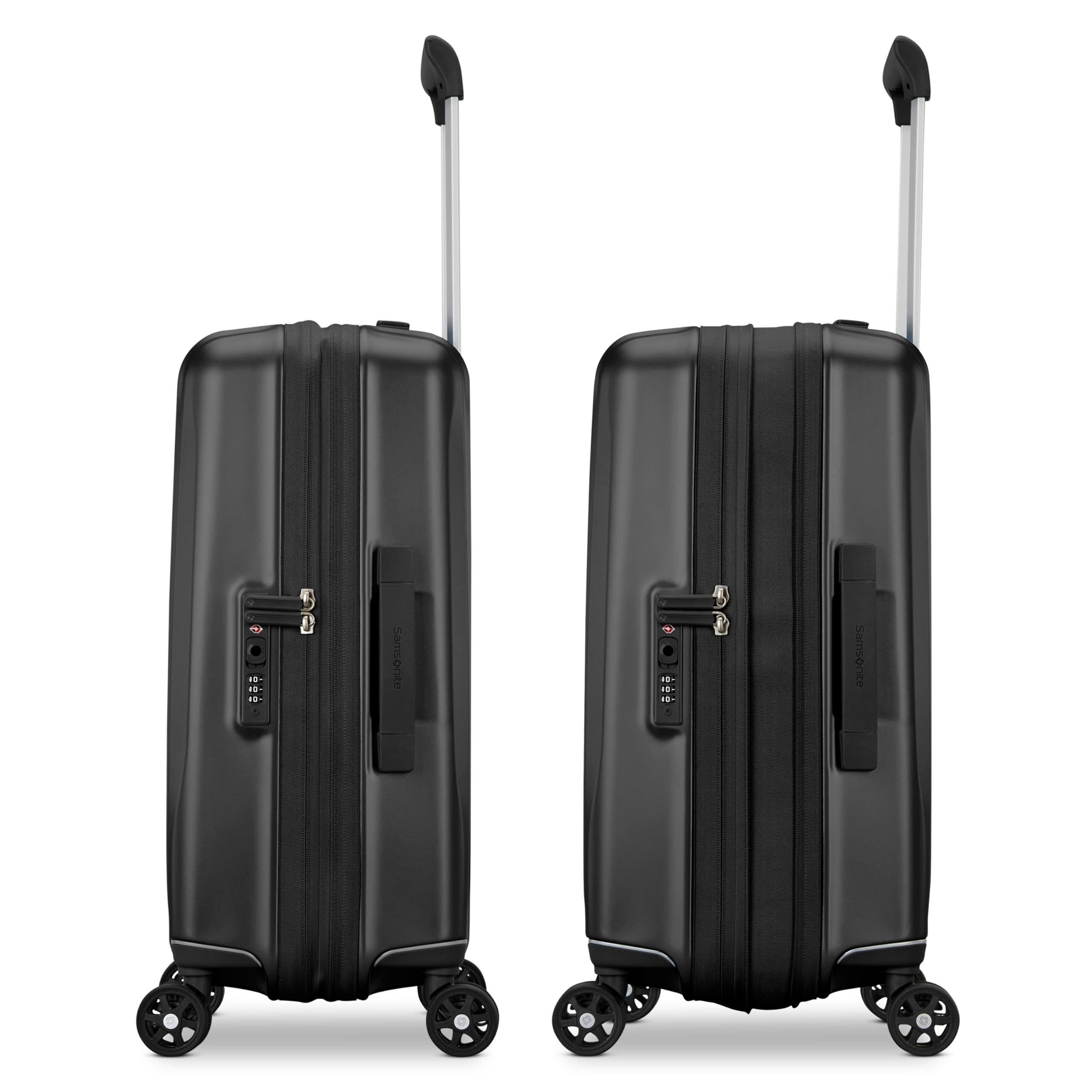Samsonite Uplift Hardside Carry On Spinner, Alternate, color, Phantom Black