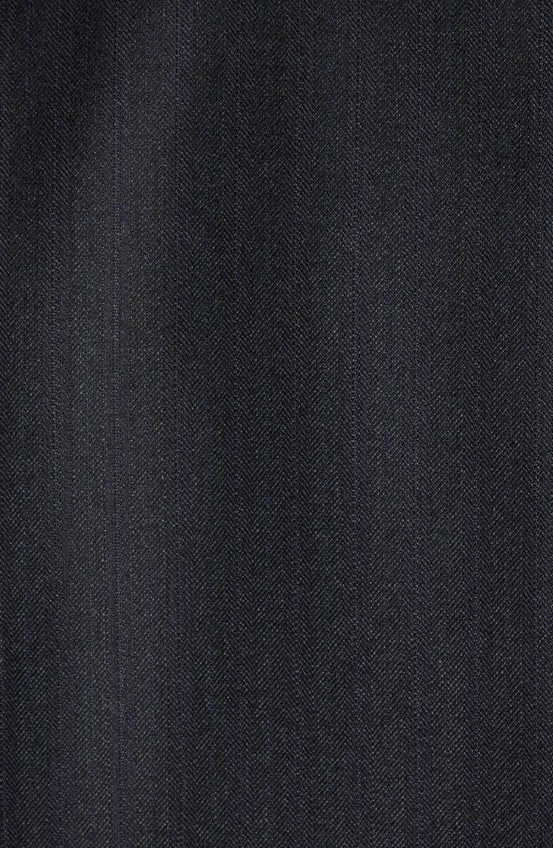 Bottega Veneta Double Breasted Subtle Stripe Wool Blazer, Alternate, color, 1292 Black/ Dark Blue