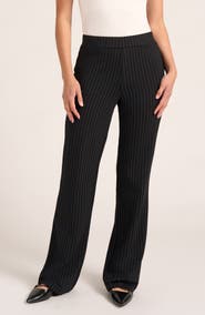 matty m. Wide Leg Ponte Pants