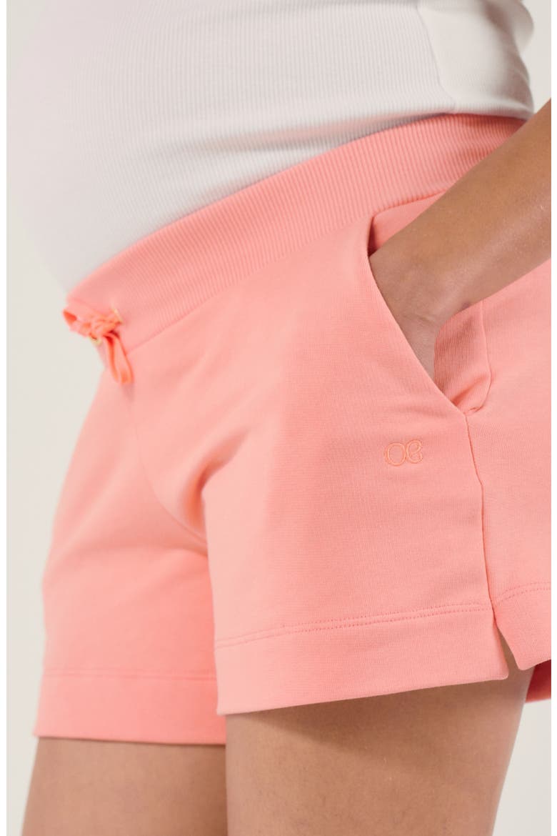 Maternity Shorts Coconut, Alternate, color, Apricot