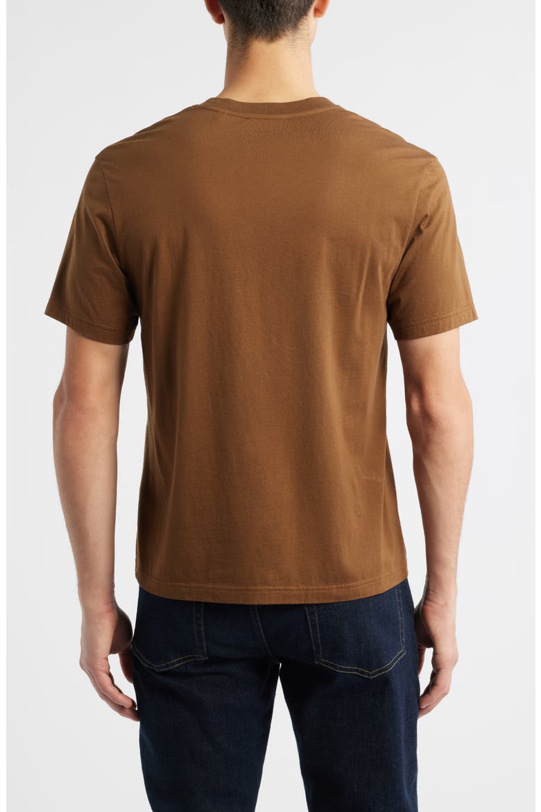 Short Sleeve Light Cotton Tee, Alternate, color, CARAMEL