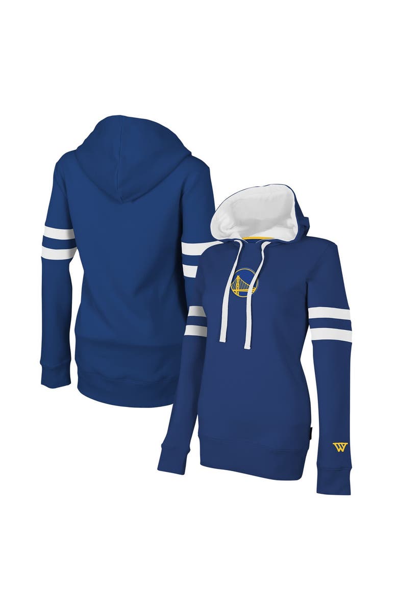 Stadium Essentials Women's Stadium Essentials Royal Golden State Warriors Road Game Pullover Hoodie, Main, color, Royal