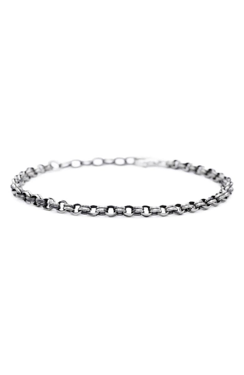 Serge DeNimes Men's Silver Maille Bracelet, Main, color, Silver