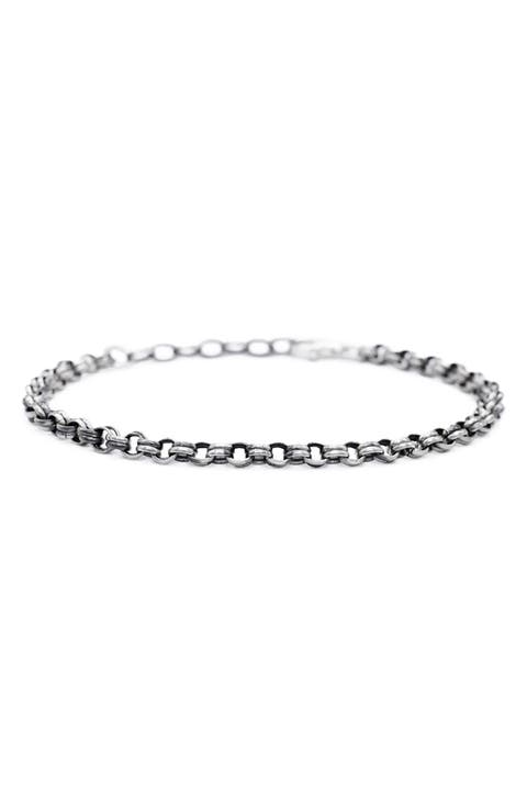 Men's Silver Maille Bracelet